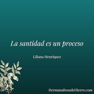La santidad es un proceso
