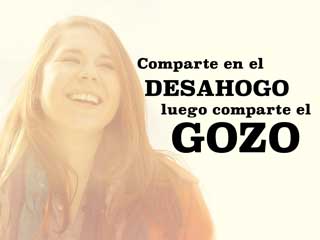desahogo y gozo