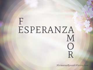 fe esperanza amor