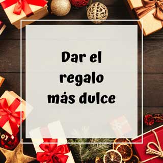dar regalo dulce